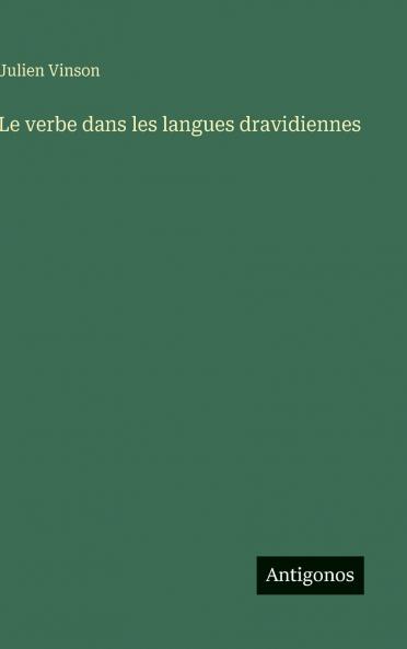 Le verbe dans les langues dravidiennes
