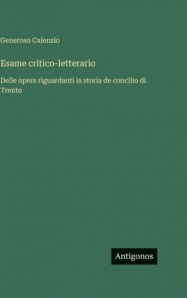 Esame critico-letterario