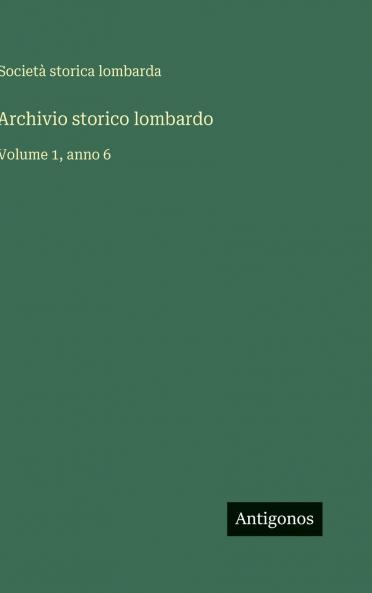 Archivio storico lombardo