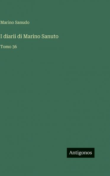 I diarii di Marino Sanuto