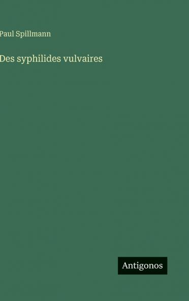Des syphilides vulvaires