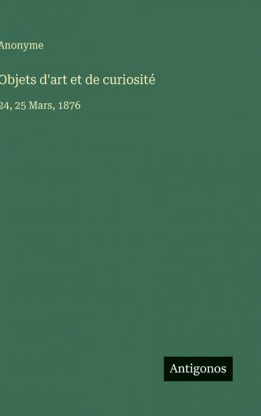 Objets d'art et de curiosité
