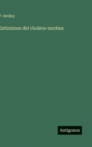 Estinzione del cholera-morbus