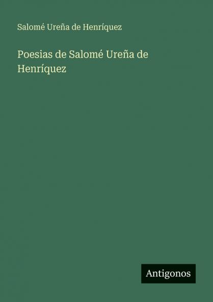 Poesias de Salomé Ureña de Henríquez