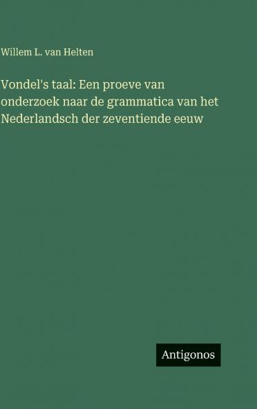 Vondel's taal