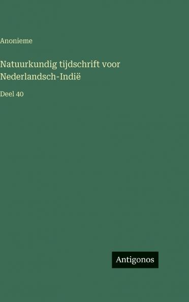 Natuurkundig tijdschrift voor Nederlandsch-Indië