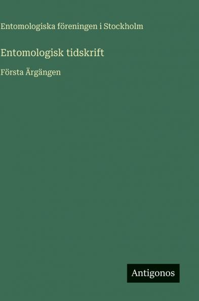Entomologisk tidskrift