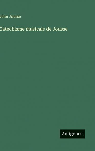 Catéchisme musicale de Jousse