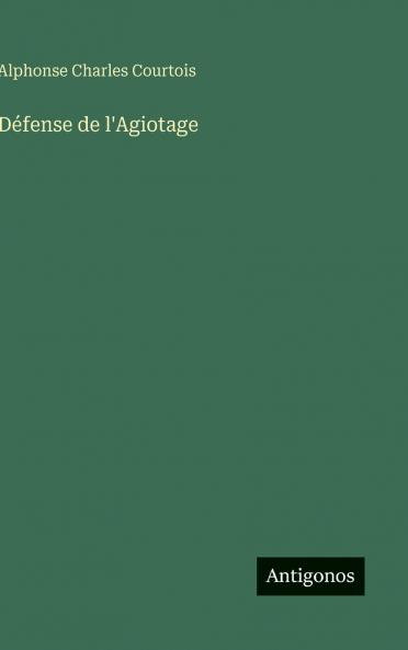 Défense de l'Agiotage