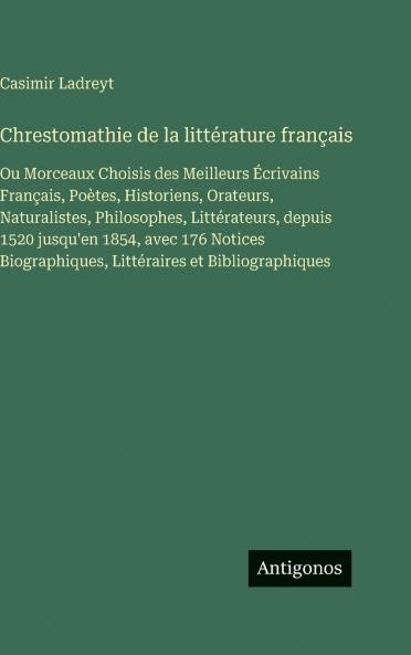 Chrestomathie de la littérature français