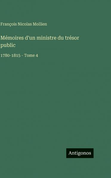 Mémoires d'un ministre du trésor public