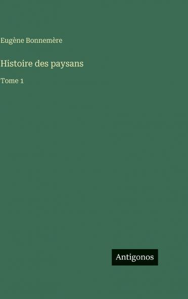 Histoire des paysans