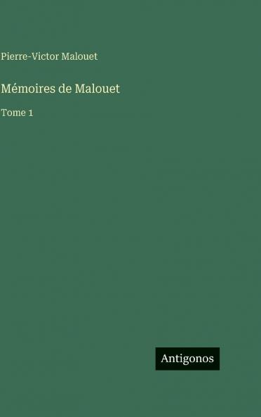 Mémoires de Malouet