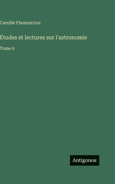 Études et lectures sur l'astronomie