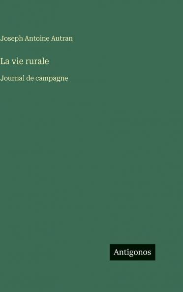 La vie rurale