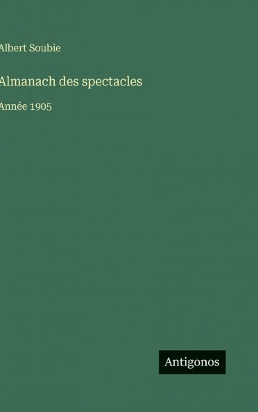 Almanach des spectacles