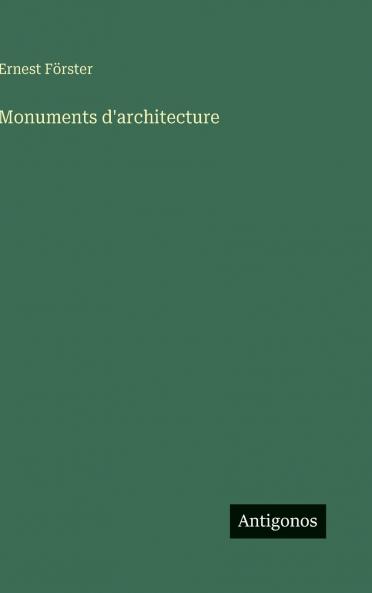 Monuments d'architecture