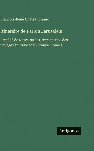 Itinéraire de Paris à Jérusalem