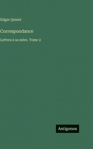 Correspondance