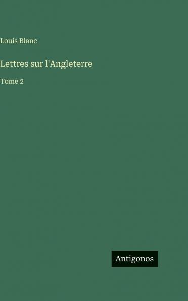 Lettres sur l'Angleterre