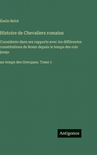 Histoire de Chevaliers romains
