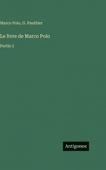 Le livre de Marco Polo