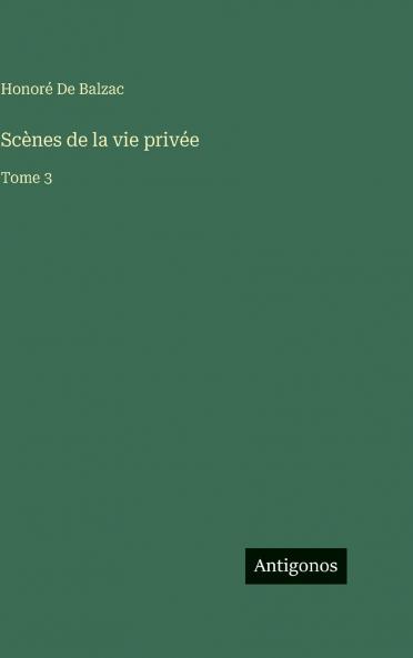 Scènes de la vie privée