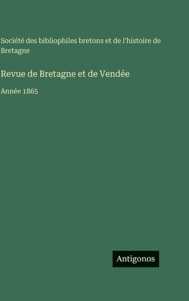Revue de Bretagne et de Vendée