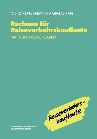 Rechnen f��r Reiseverkehrskaufleute
