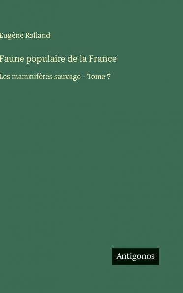 Faune populaire de la France