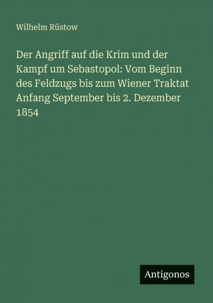 Der Angriff auf die Krim und der Kampf um Sebastopol