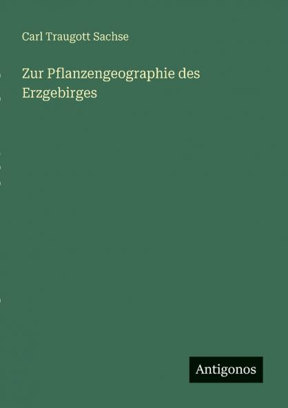 Zur Pflanzengeographie des Erzgebirges