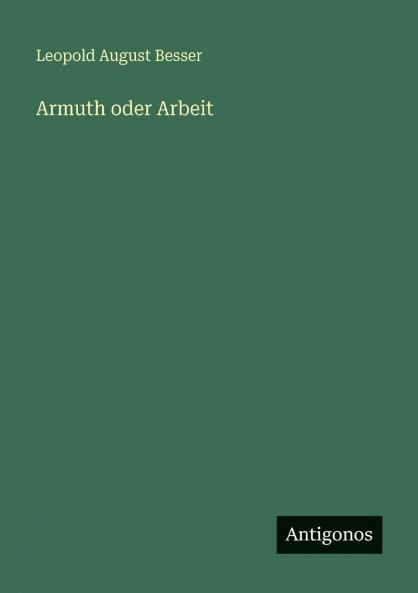 Armuth oder Arbeit