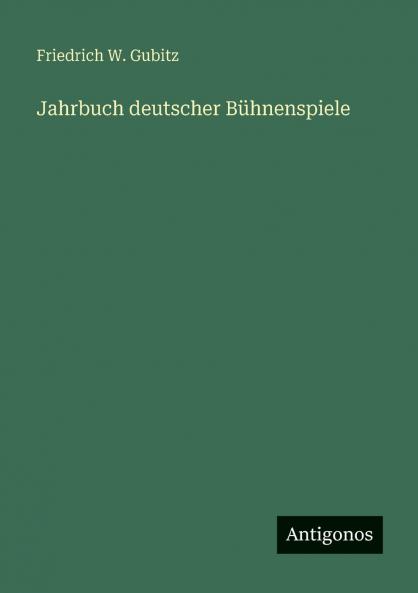 Jahrbuch deutscher Bühnenspiele