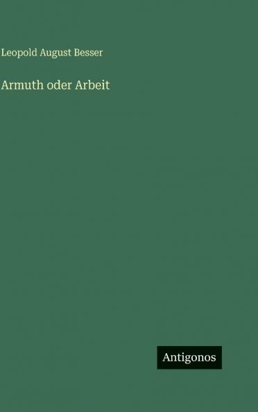Armuth oder Arbeit