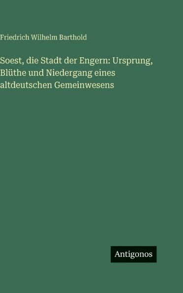Soest die Stadt der Engern