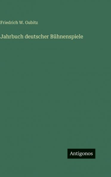 Jahrbuch deutscher Bühnenspiele