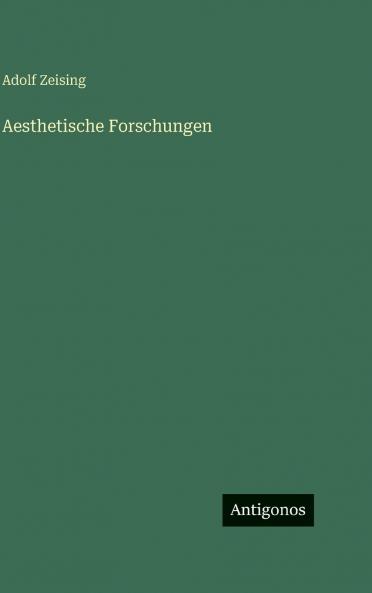 Aesthetische Forschungen