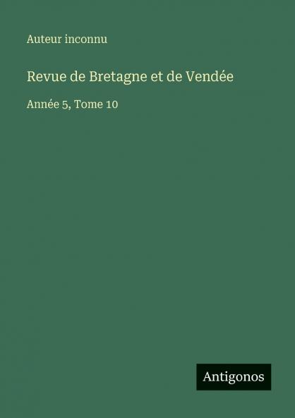 Revue de Bretagne et de Vendée