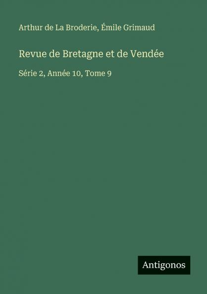 Revue de Bretagne et de Vendée