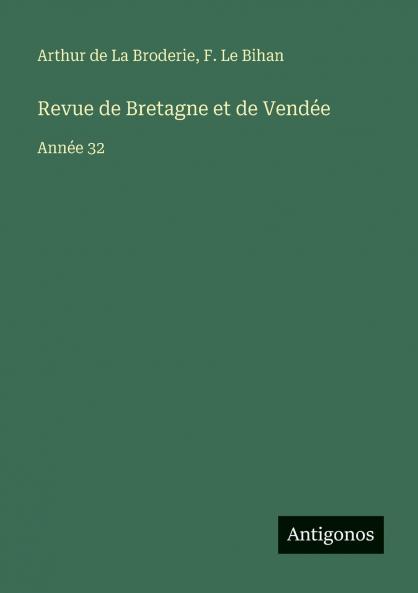 Revue de Bretagne et de Vendée