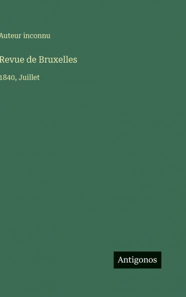 Revue de Bruxelles
