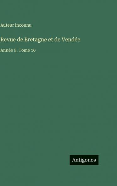 Revue de Bretagne et de Vendée