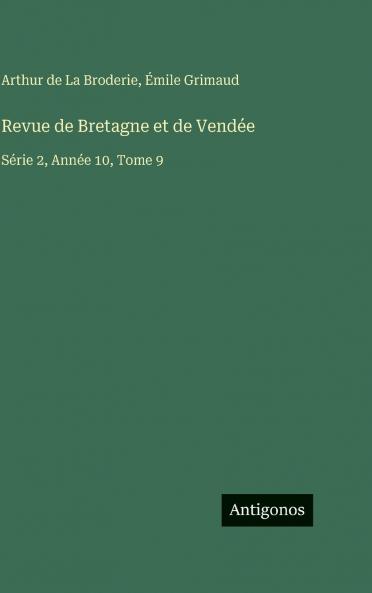 Revue de Bretagne et de Vendée