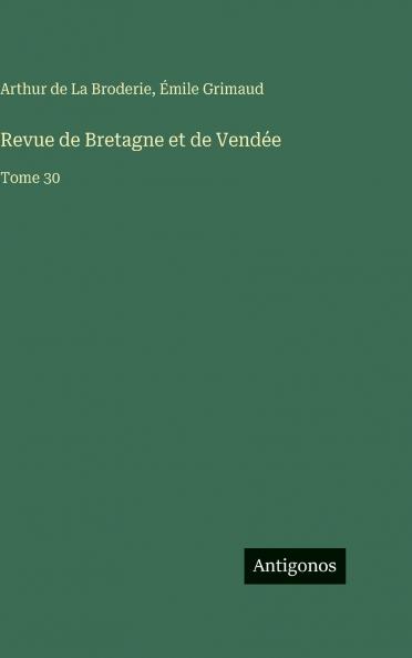 Revue de Bretagne et de Vendée