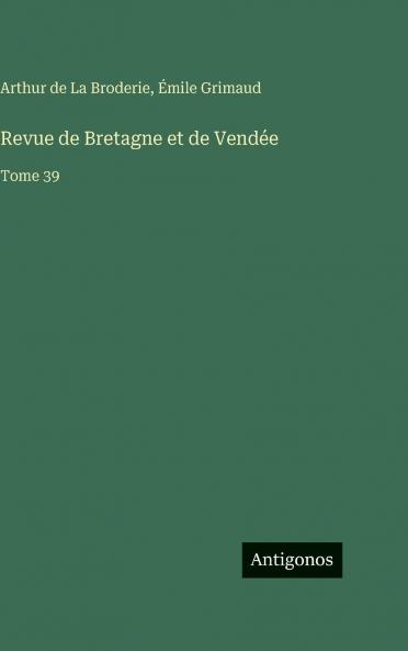 Revue de Bretagne et de Vendée