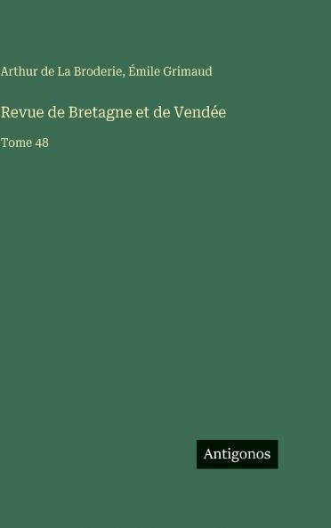 Revue de Bretagne et de Vendée