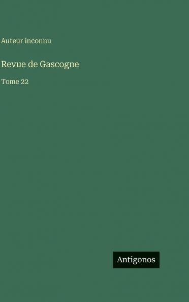 Revue de Gascogne