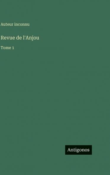 Revue de l'Anjou