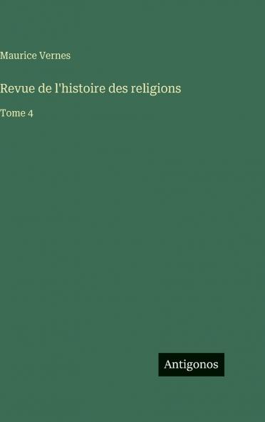 Revue de l'histoire des religions